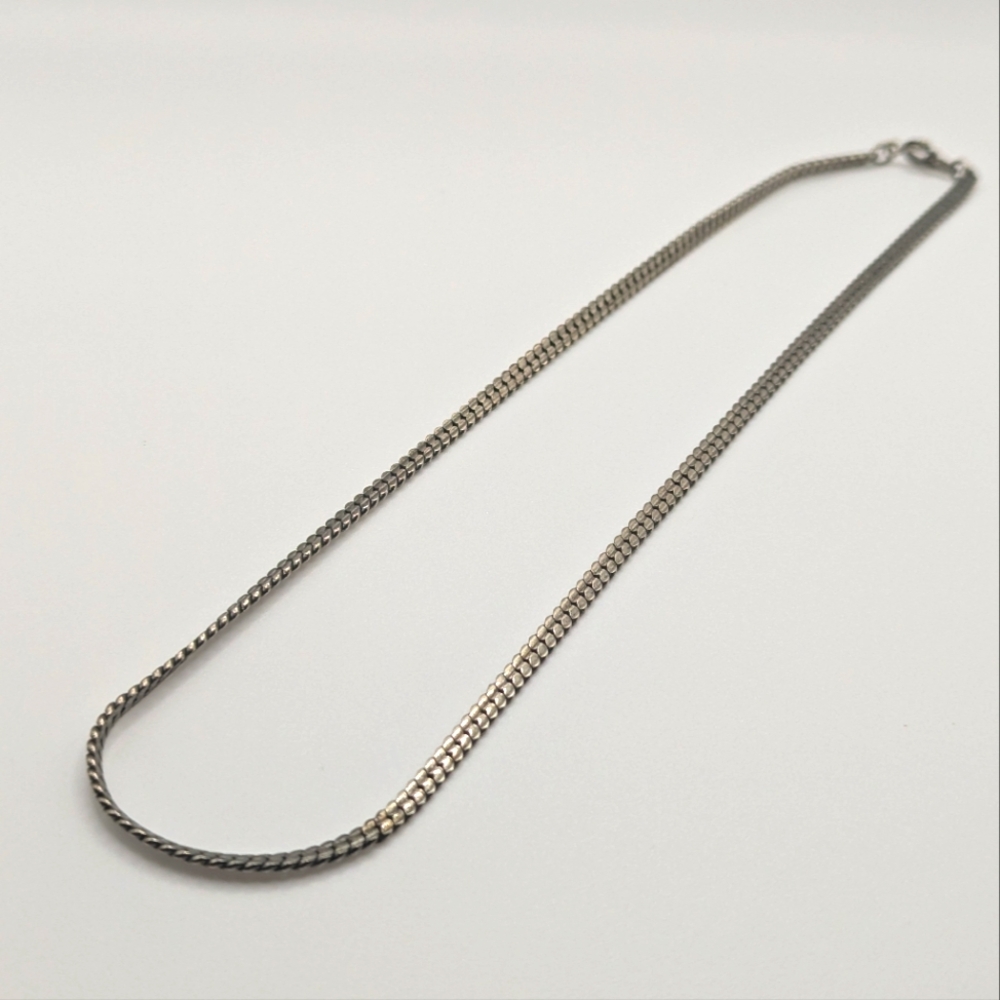 Vintage Silver Chain Necklace